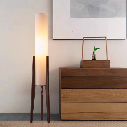 Otios - Walnut Wood Floor Lamp