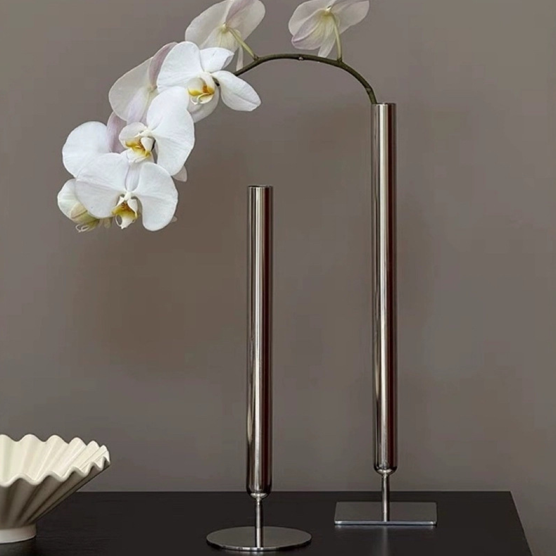 Geo - Stainless Steel Geometric Flower Vase