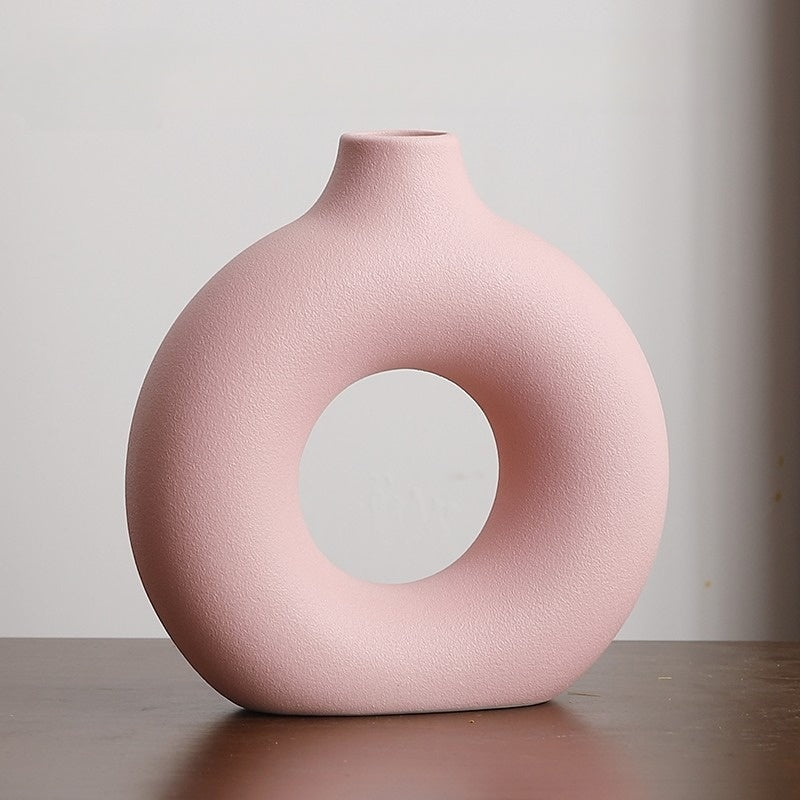 Inanis - Modern Geometric Ceramic Home Decor Vase