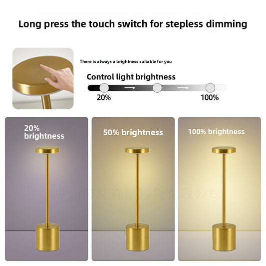 Orien - Modern Metal USB Table Lamp With Touch Control