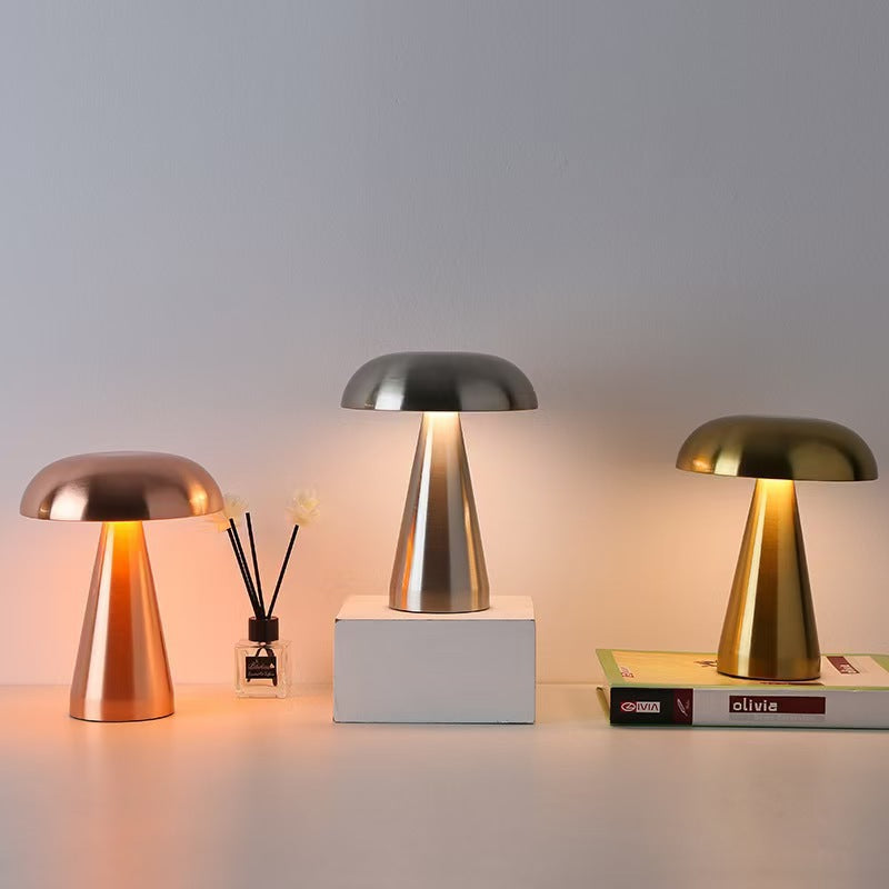 Mursu - Modern Metal Mushroom LED Table Lamp
