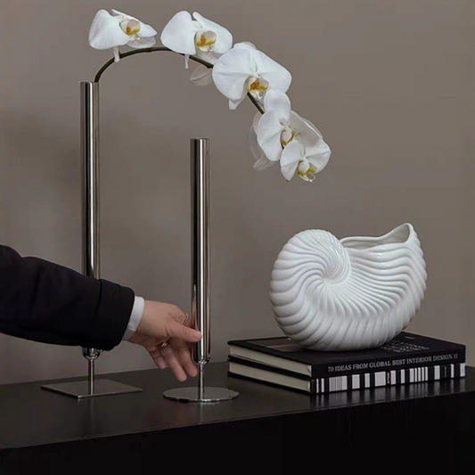 Geo - Stainless Steel Geometric Flower Vase