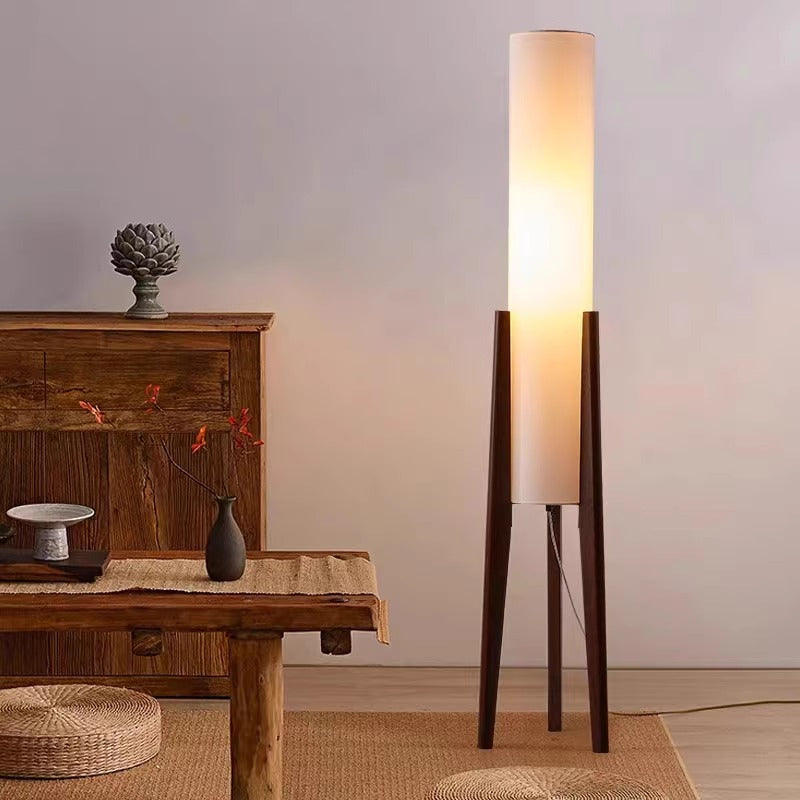 Otios - Walnut Wood Floor Lamp