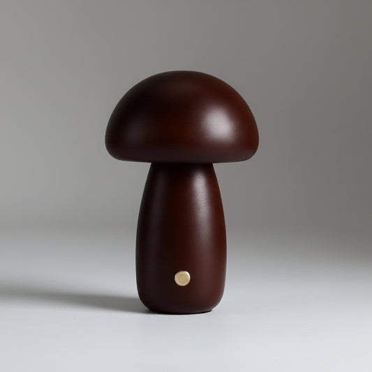 Duru - Wooden Mushroom Table Lamp