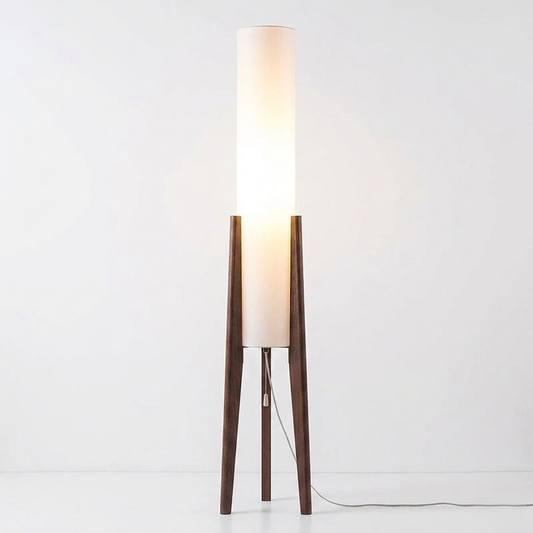 Otios - Walnut Wood Floor Lamp