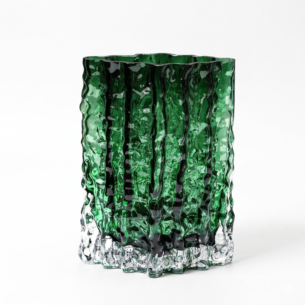 Glacies - Modern Cylindrical Glass Flower Vase