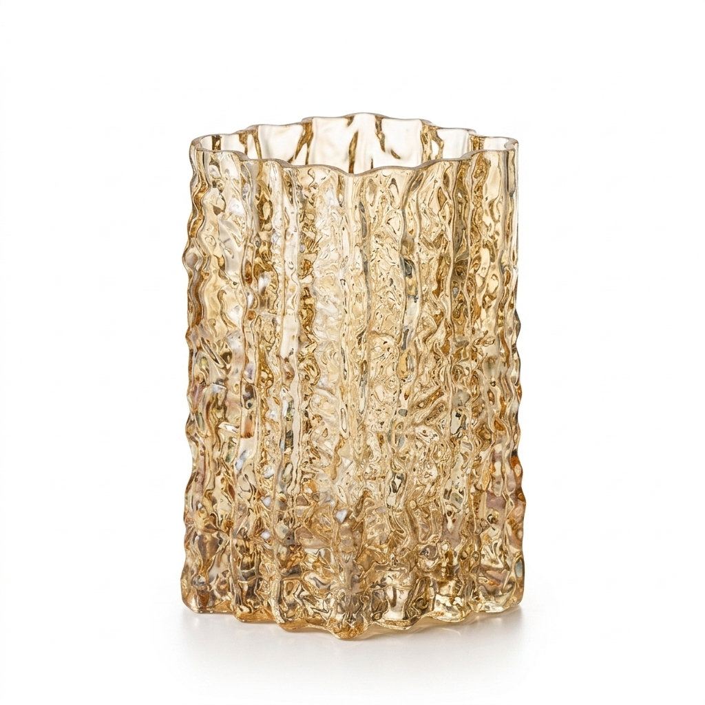 Glacies - Modern Cylindrical Glass Flower Vase