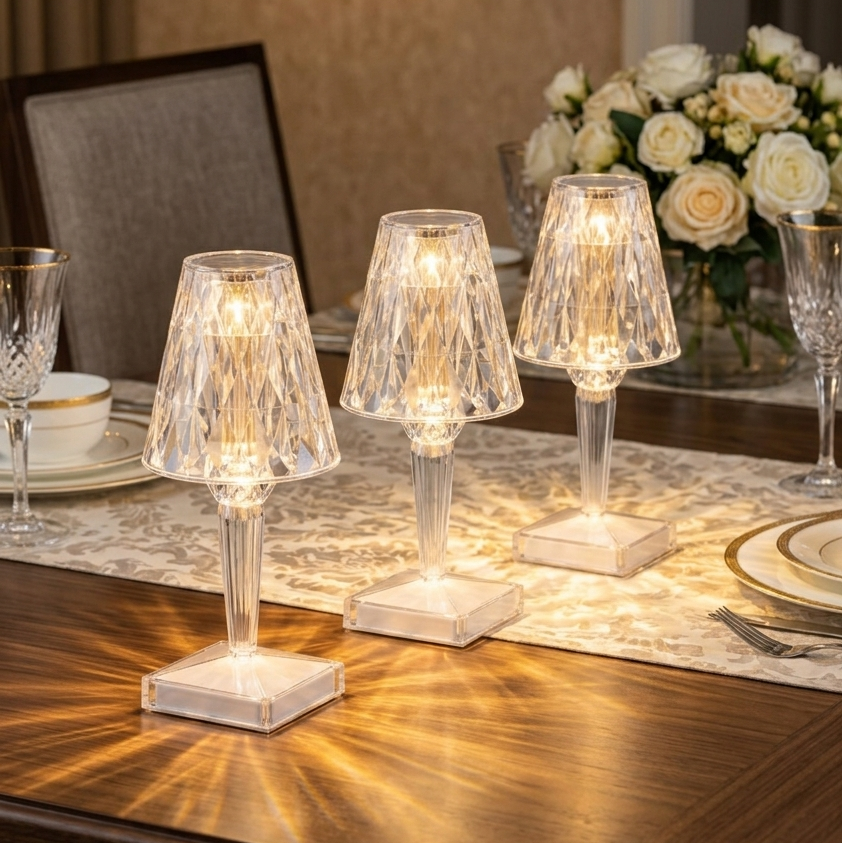 Crystalis - Modern Crystal Table Lamp