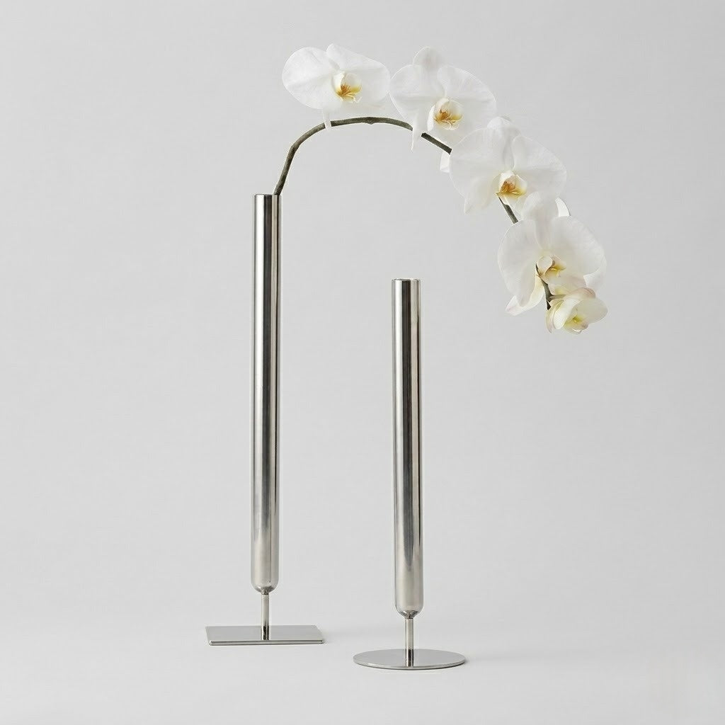 Geo - Stainless Steel Geometric Flower Vase